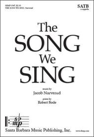 The Song We Sing SATB choral sheet music cover Thumbnail